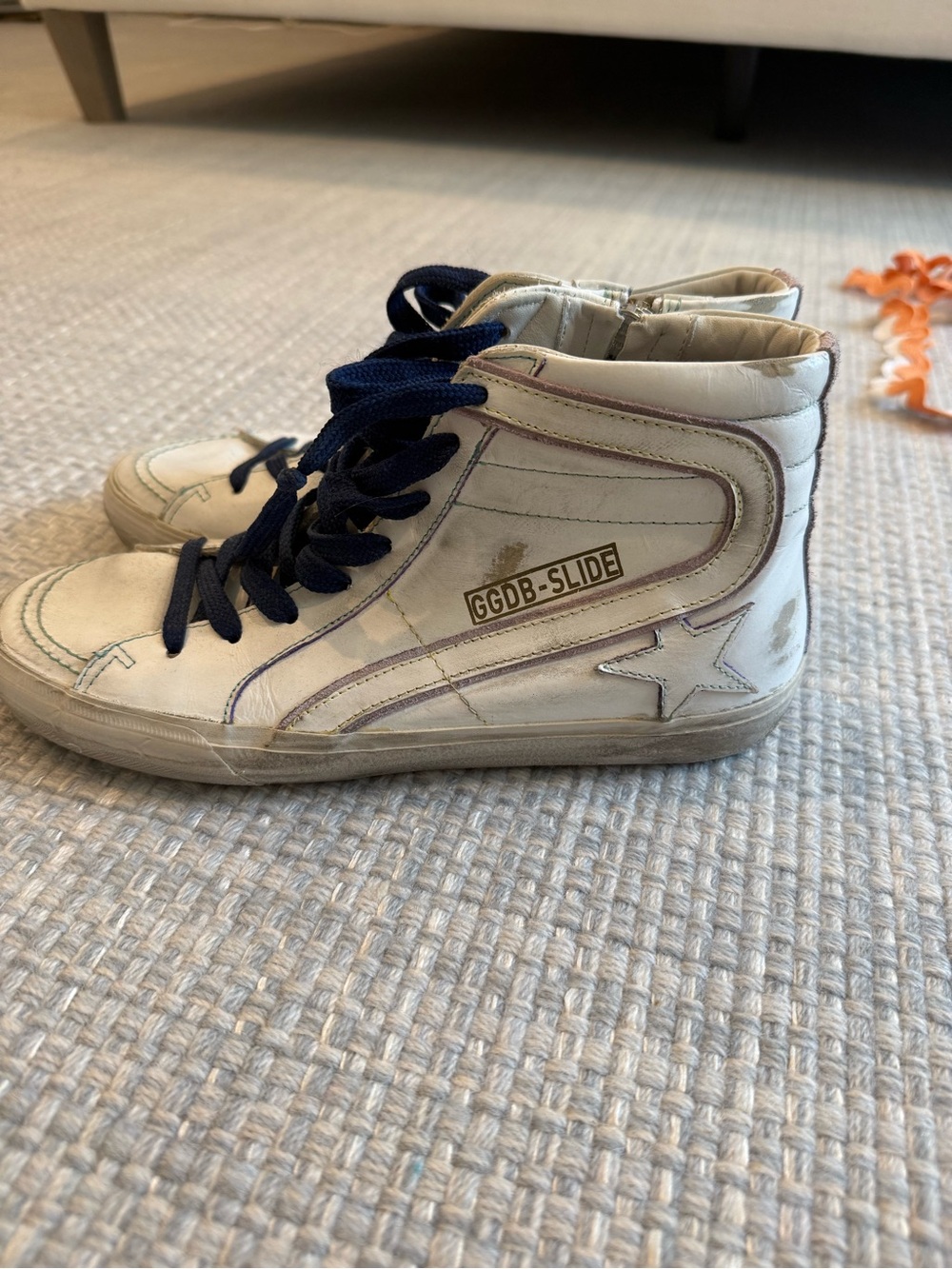Golden Goose slide high top sneakers